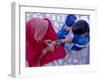 Woman's Hand Being Decorated with Henna Design, Rajasthan, India-Bruno Morandi-Framed Photographic Print