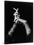 Woman's Hands Holding Cigarette-null-Stretched Canvas
