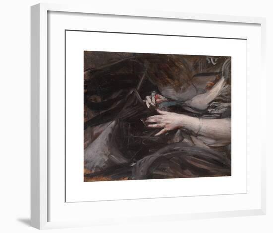 Woman's Hands Sewing, 1906-Giovanni Boldini-Framed Premium Giclee Print