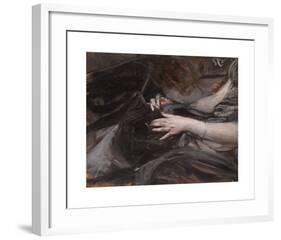 Woman's Hands Sewing, 1906-Giovanni Boldini-Framed Premium Giclee Print