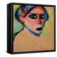 Woman's Head, 1911-Alexej Von Jawlensky-Framed Stretched Canvas