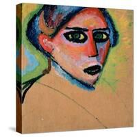 Woman's Head, 1911-Alexej Von Jawlensky-Stretched Canvas