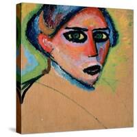 Woman's Head, 1911-Alexej Von Jawlensky-Stretched Canvas