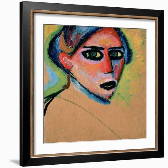 Woman's Head, 1911-Alexej Von Jawlensky-Framed Giclee Print