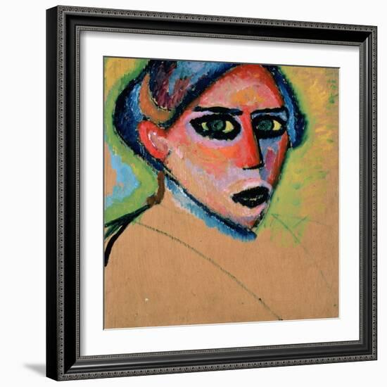 Woman's Head, 1911-Alexej Von Jawlensky-Framed Giclee Print