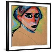 Woman's Head, 1911-Alexej Von Jawlensky-Framed Giclee Print