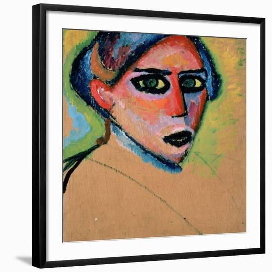 Woman's Head, 1911-Alexej Von Jawlensky-Framed Giclee Print