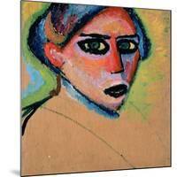 Woman's Head, 1911-Alexej Von Jawlensky-Mounted Giclee Print