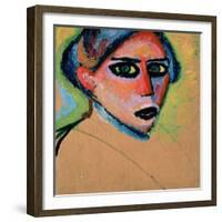 Woman's Head, 1911-Alexej Von Jawlensky-Framed Giclee Print