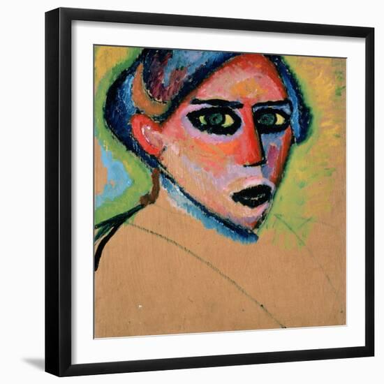 Woman's Head, 1911-Alexej Von Jawlensky-Framed Giclee Print