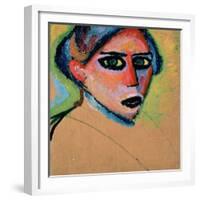 Woman's Head, 1911-Alexej Von Jawlensky-Framed Giclee Print