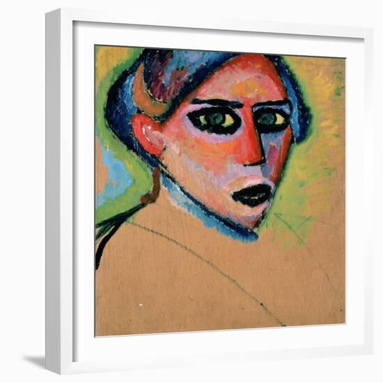 Woman's Head, 1911-Alexej Von Jawlensky-Framed Giclee Print