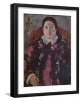 'Woman's Head', 1923-Paul Gauguin-Framed Giclee Print