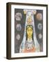 Woman's Head, 1968-Radi Nedelchev-Framed Giclee Print