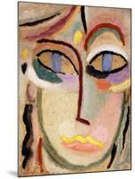 Woman's Head, C.1922-Alexej Von Jawlensky-Mounted Giclee Print