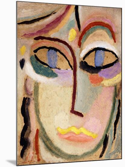 Woman's Head, C.1922-Alexej Von Jawlensky-Mounted Giclee Print