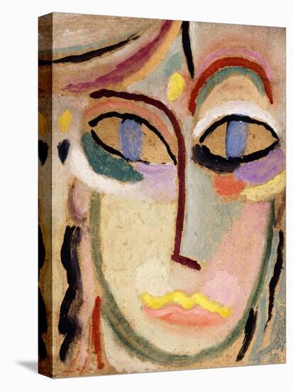 Woman's Head, C.1922-Alexej Von Jawlensky-Stretched Canvas