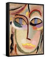 Woman's Head, C.1922-Alexej Von Jawlensky-Framed Stretched Canvas