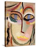 Woman's Head, C.1922-Alexej Von Jawlensky-Stretched Canvas