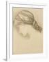 Woman's Head, Detail from a Sketchbook, 1886-Edward Burne-Jones-Framed Giclee Print