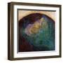 Woman's Head-Umberto Boccioni-Framed Art Print