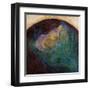 Woman's Head-Umberto Boccioni-Framed Art Print