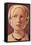 Woman's Head-LaTour-Framed Stretched Canvas