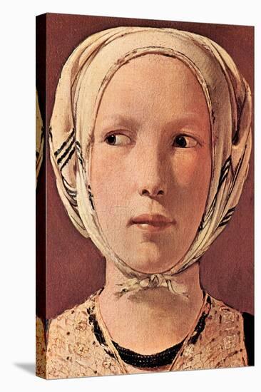Woman's Head-LaTour-Stretched Canvas