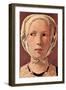 Woman's Head-LaTour-Framed Art Print