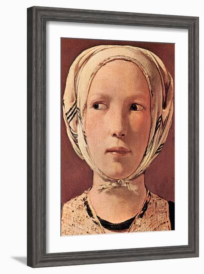 Woman's Head-null-Framed Art Print