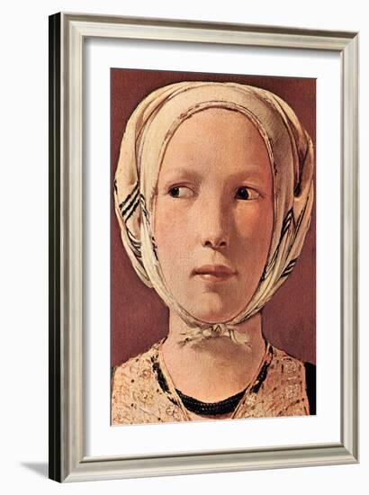 Woman's Head-null-Framed Art Print