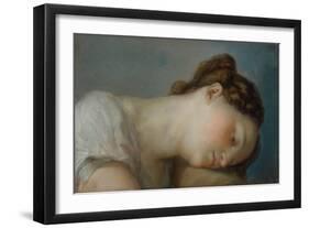 Woman's Head-Vicente López Portaña-Framed Giclee Print