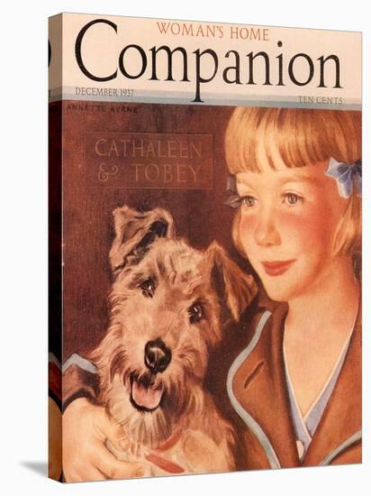 Woman's Home Companion, Dogs Magazine, USA, 1930-null-Stretched Canvas