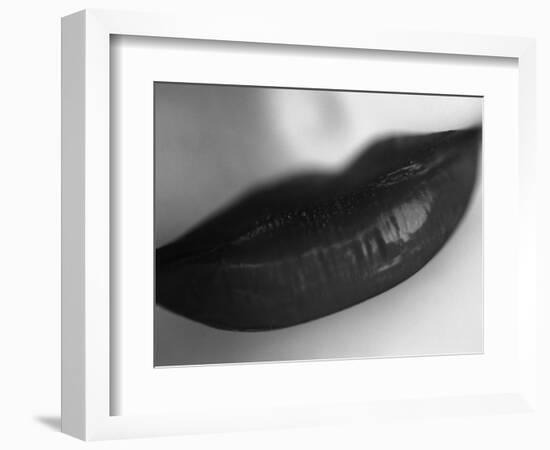 Woman's Lips-Henry Horenstein-Framed Photographic Print