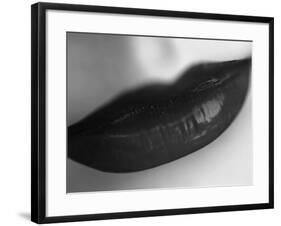 Woman's Lips-Henry Horenstein-Framed Photographic Print