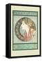 Woman's Profile-Alphonse Mucha-Framed Stretched Canvas