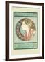 Woman's Profile-Alphonse Mucha-Framed Art Print