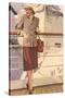 Woman's Suit for Ocean Liner Travel-null-Stretched Canvas