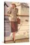 Woman's Suit for Ocean Liner Travel-null-Stretched Canvas