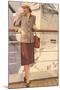 Woman's Suit for Ocean Liner Travel-null-Mounted Art Print