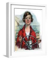 "Woman Sailor,"October 15, 1927-William Haskell Coffin-Framed Giclee Print