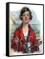 "Woman Sailor,"October 15, 1927-William Haskell Coffin-Framed Stretched Canvas