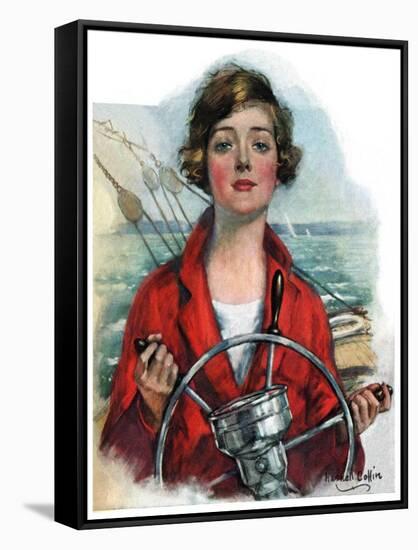 "Woman Sailor,"October 15, 1927-William Haskell Coffin-Framed Stretched Canvas