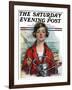 "Woman Sailor," Saturday Evening Post Cover, October 15, 1927-William Haskell Coffin-Framed Giclee Print