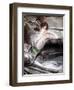 Woman Sat on Chair, C1860-Giovanni Boldini-Framed Giclee Print