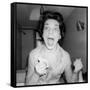 Woman Screaming, Ca. 1956-null-Framed Stretched Canvas