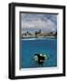 Woman Scuba Diving, Bonaire, Caribbean-Amos Nachoum-Framed Photographic Print