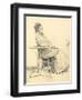 Woman Seated at a Cafe Table, C. 1872-1875-Ilya Efimovich Repin-Framed Giclee Print