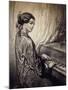 Woman Seated at Piano-Eugene Deveria-Mounted Giclee Print