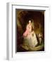 Woman Seated in a Forest Glade-Gyorgyi Giergl Alajos-Framed Giclee Print
